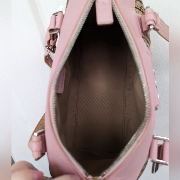 Baby pink Christian Dior Trotter Hand bag - Picture 16 of 16